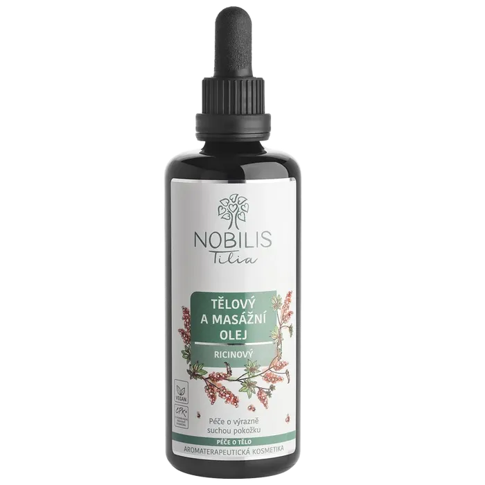 Nobilis Tilia Tělový a masážní olej Ricinový 100 ml